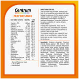 Centrum Performance Multivitamins and Minerals 30 Tablets - British product
