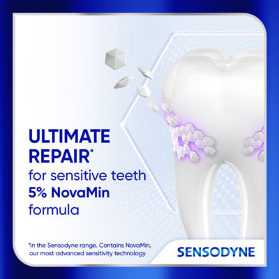 Sensodyne Clinical Repair Active White toothpaste 75ml (British brand)