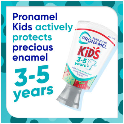 Sensodyne kids toothpaste Strawberry Twist 50ml, UK version