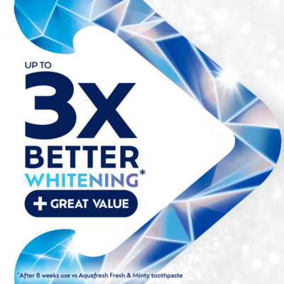 Aquafresh White Renew Whitening toothpaste 75ml - British product