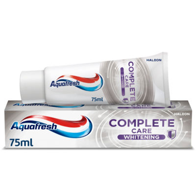 Aquafresh Complete Care Whitening toothpaste 75ml (British brand)