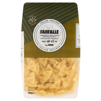 ASDA Farfalle pasta 500g - British product
