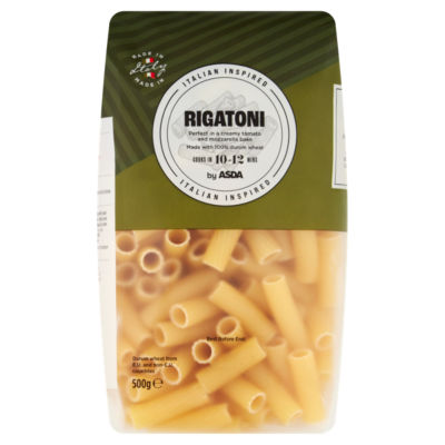 ASDA Rigatoni dried pasta 500g - British product