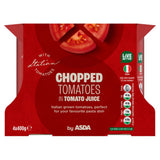 ASDA chopped tomatoes in tomato juice 4 x 400g - British product