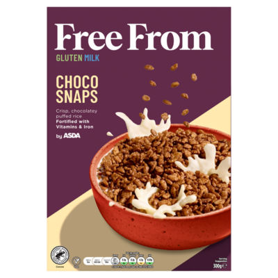 ASDA Choco Snaps chocolate cereal 300g - British product