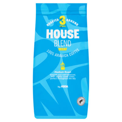 ASDA House Blend Decaf ground coffee 227g - British product