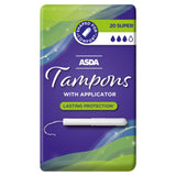ASDA Super Tampons 20 pack - British product