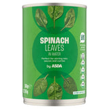 ASDA spinach leaves in water 380g - British product