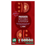 ASDA Passata mit Chili & Paprika, italienische Tomatensauce, 500 g