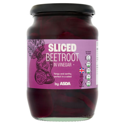 ASDA sliced beetroot in vinegar 710g - British product