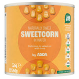 ASDA Sweetcorn in water 326g can - British product