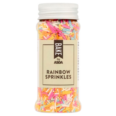 ASDA rainbow sprinkles 65g - British product
