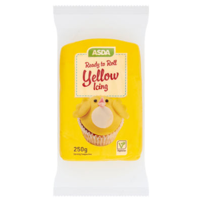 ASDA yellow icing 250g - British product