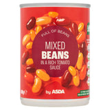 ASDA mixed beans in tomato sauce 400g - British product