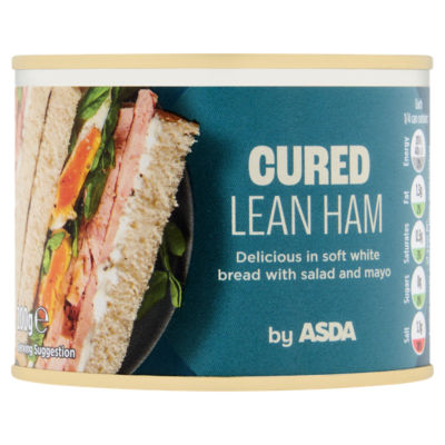 ASDA Cured Lean Ham 200g - British product