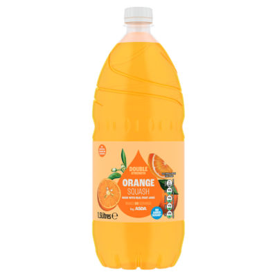 ASDA orange squash no added sugar 1.5L - British product