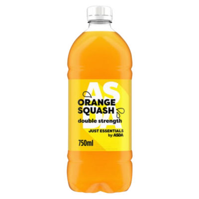ASDA Just Essentials Orange Squash 750ml, UK version