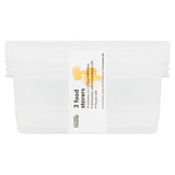 George Home plastic food storage containers 1L 3pk, UK version
