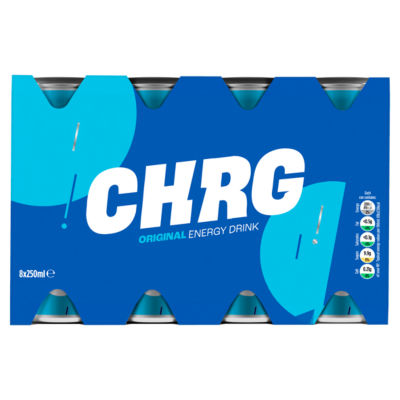 ASDA Chrg Original Energy Drink 8 x 250ml - British product