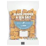 ASDA ASDA Black Pepper & Sea Salt Oven Baked Croutons 40g- Buy online at McGrocer