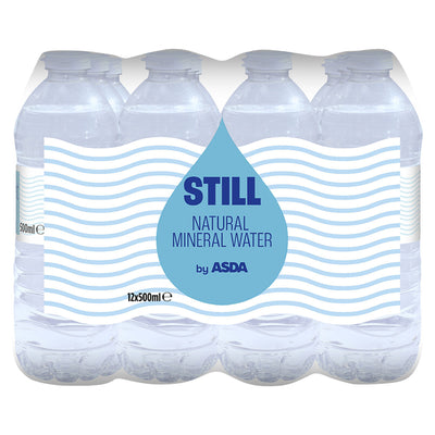 ASDA ASDA Still Natural Mineral Water 12 x 500ml- Buy online at McGrocer