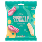 ASDA foam candy raspberry and banana flavour 160g, UK version