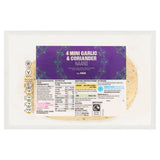 ASDA mini garlic and coriander naan breads - British product