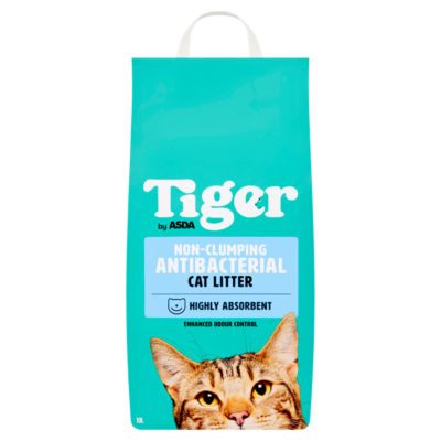 ASDA non-clumping lightweight cat litter 10l - British product