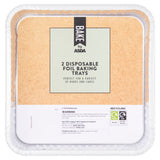 ASDA disposable foil baking trays pack of 2 - British product