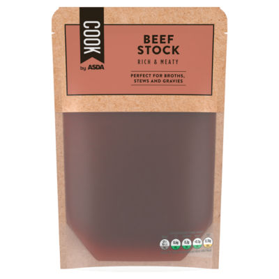 Cook by ASDA beef stock 450g - British product