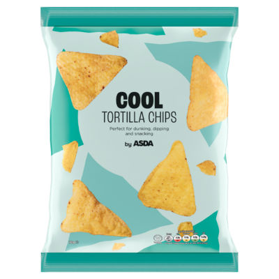 ASDA Cool Tortilla Chips 180g - British product