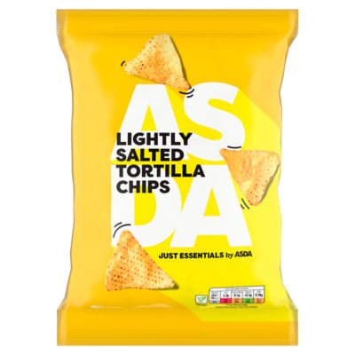 ASDA lightly salted tortilla chips 180g - British product