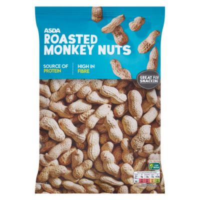 ASDA roasted monkey nuts 300g, imported from the UK