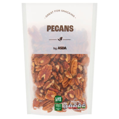 ASDA Pecan Nuts 200g, imported from the UK