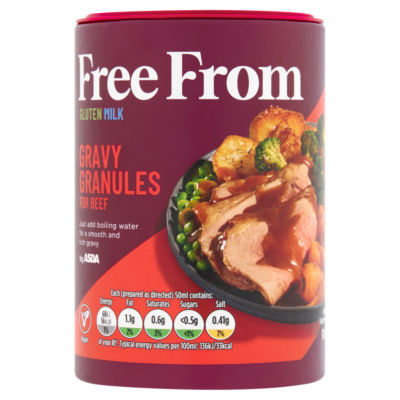 ASDA Free From Beef Gravy Granules 170g - British product