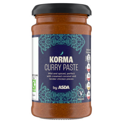 ASDA Mild Korma Curry Paste Jar 220g - British product