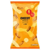 ASDA Cheesy Wiggles savoury maize snacks 6 x 16g - British product