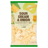 ASDA sour cream and onion flavour party mix 150g - British product