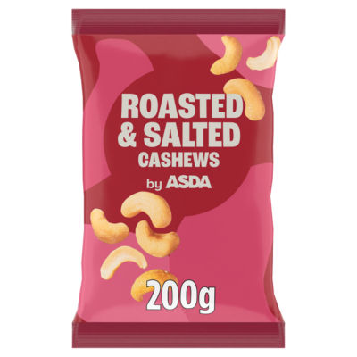 ASDA roasted and salted cashew nuts 200g - British product