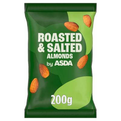 ASDA roasted and salted almonds 200g - British product
