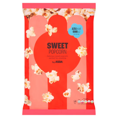 ASDA sweet popcorn 100g - British product