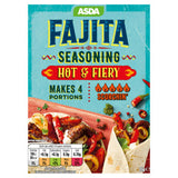 ASDA fiery fajita seasoning 30g, imported from the UK