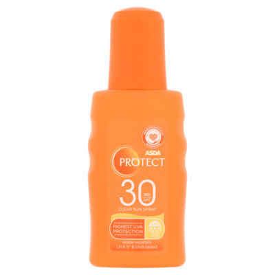 ASDA Protect sun spray SPF 30 200ml - British product