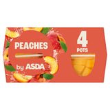 ASDA ASDA Peaches Pots Baby Fruit Pots 4 x 113g- Buy online at McGrocer