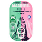 ASDA Mackerel Fillets Sweet Chilli Sauce 125g - British product