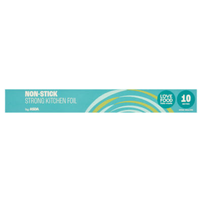 ASDA Non-Stick Strong Kitchen Foil 10 Metres - British product