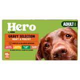 Hero adult dog gravy selection wet food 40 pouches - British product