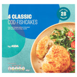 ASDA 4 croquetas de bacalao clásicas (comida congelada) 460 g