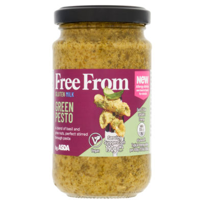 ASDA ASDA Free From Green Pesto Sauce 190g- Buy online at McGrocer