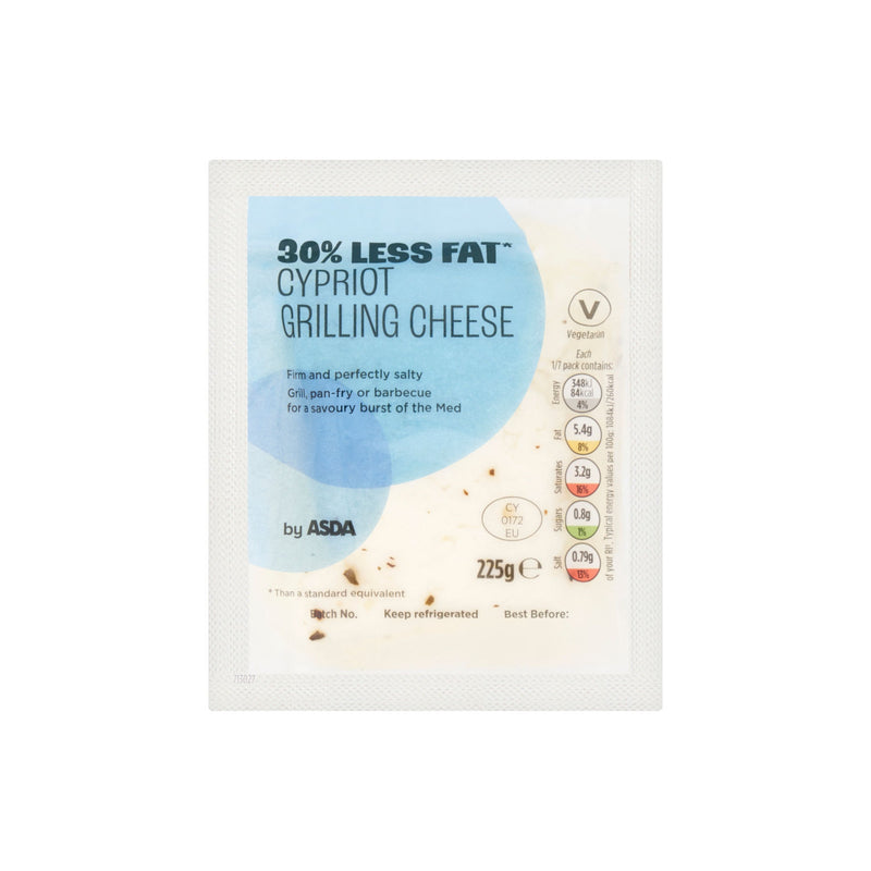 ASDA Halloumi Cheese Mint Reduced Fat 225g - British product